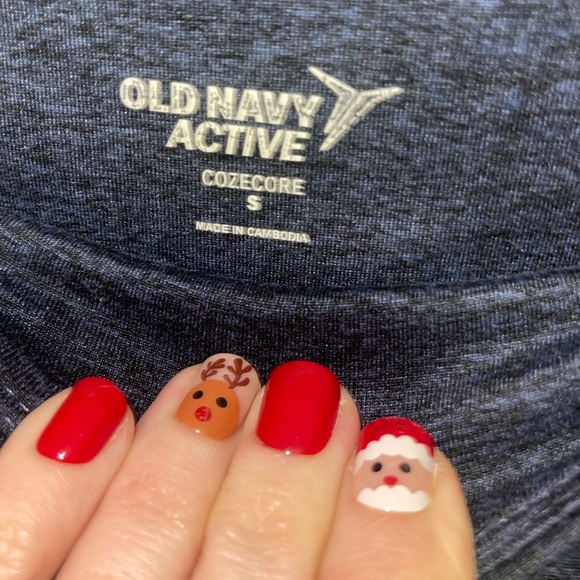 Old Navy Cozecore Leggings Womens Small navy blueHigh-Rise - Picture 2 of 3